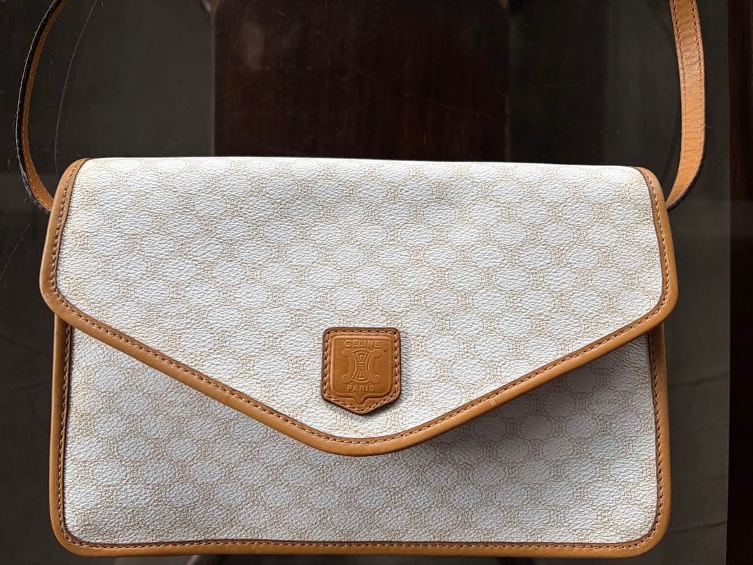 1980s vintage cap ビンテージセリーヌショルダーバック　マカダム