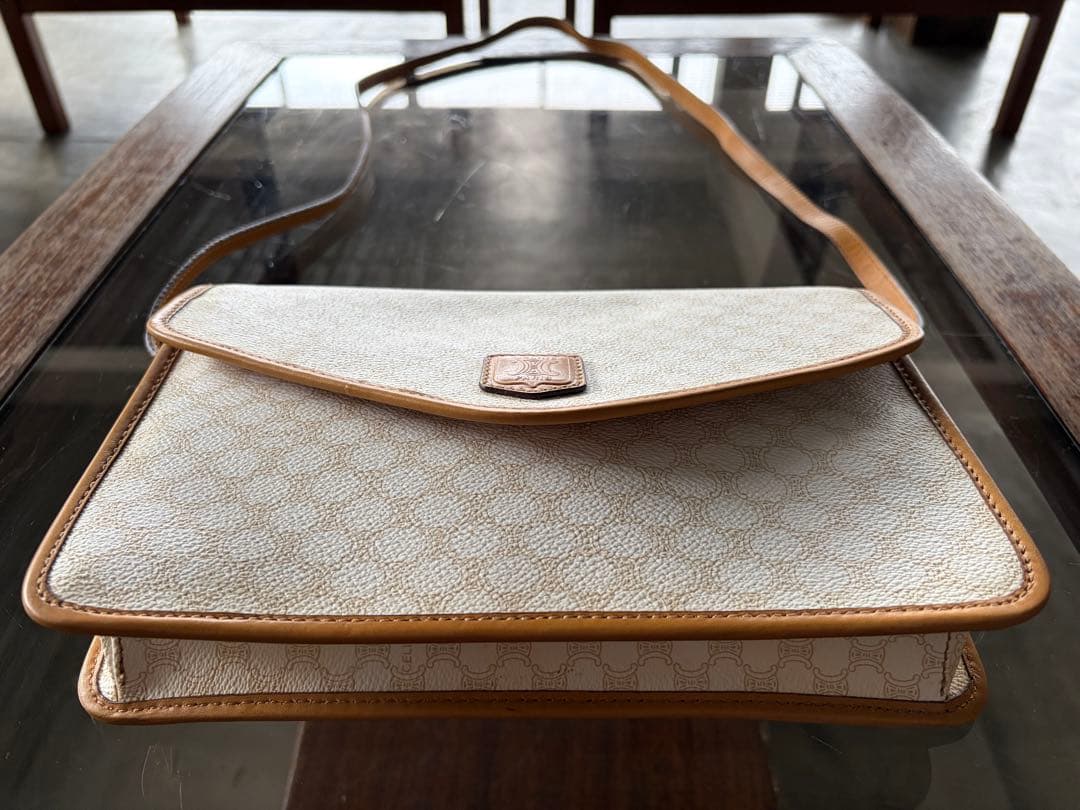 1980s vintage cap ビンテージセリーヌショルダーバック　マカダム