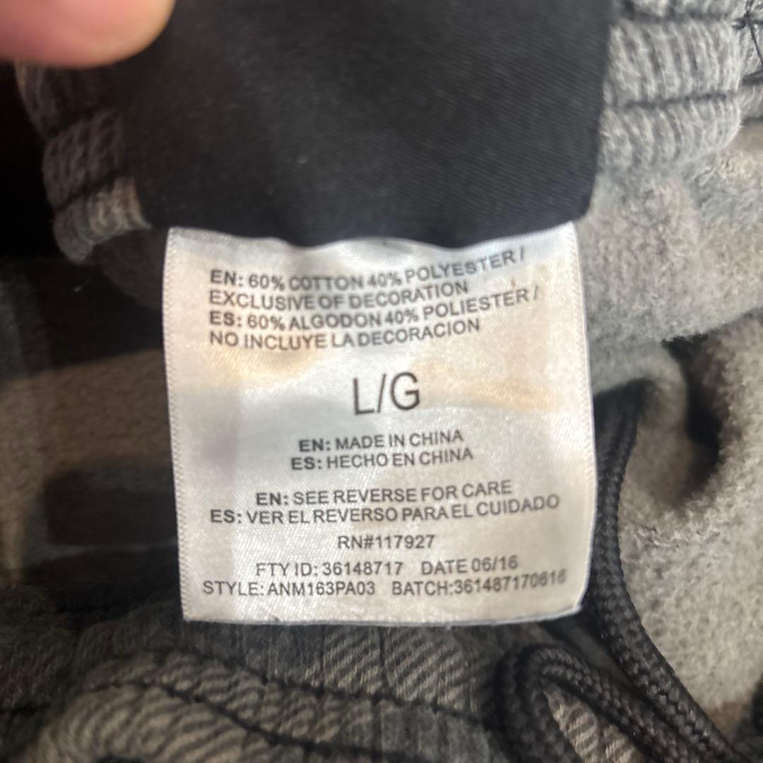 AND1 スウェット カーゴパンツ NBA ストレート迷彩ロゴ刺繍90s