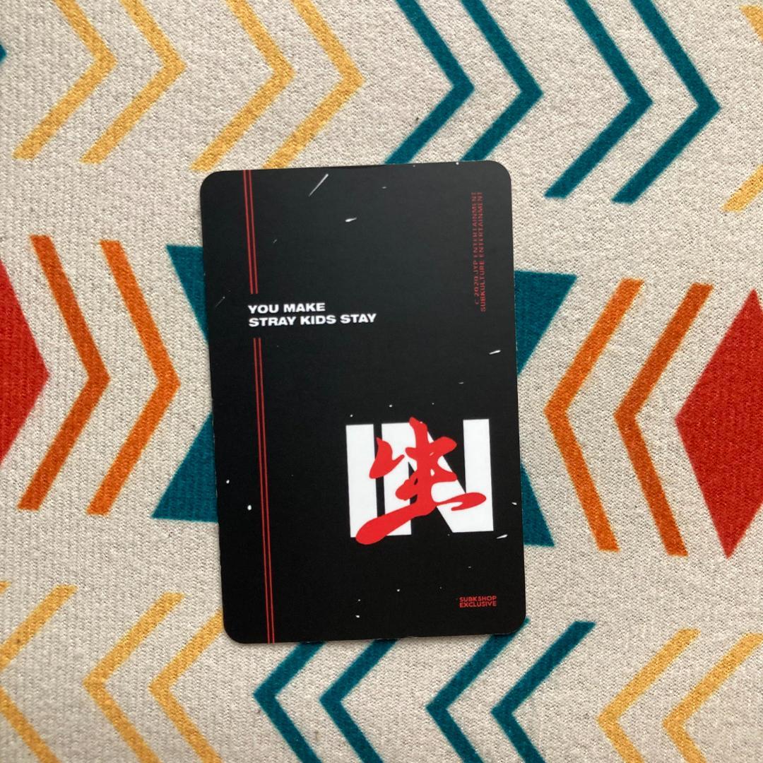StrayKids スキズ IN生 ヒョンジン SUBK 店舗特典 トレカ
