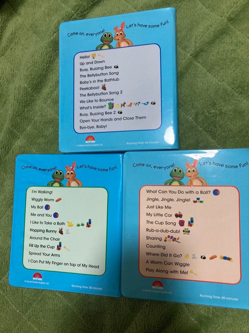 DWE プレイアロング　DVD 3枚