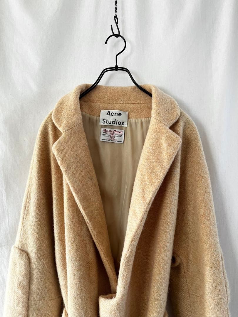 AcneStudios×HarrisTweedアクネ ハリスツイードコラボコート