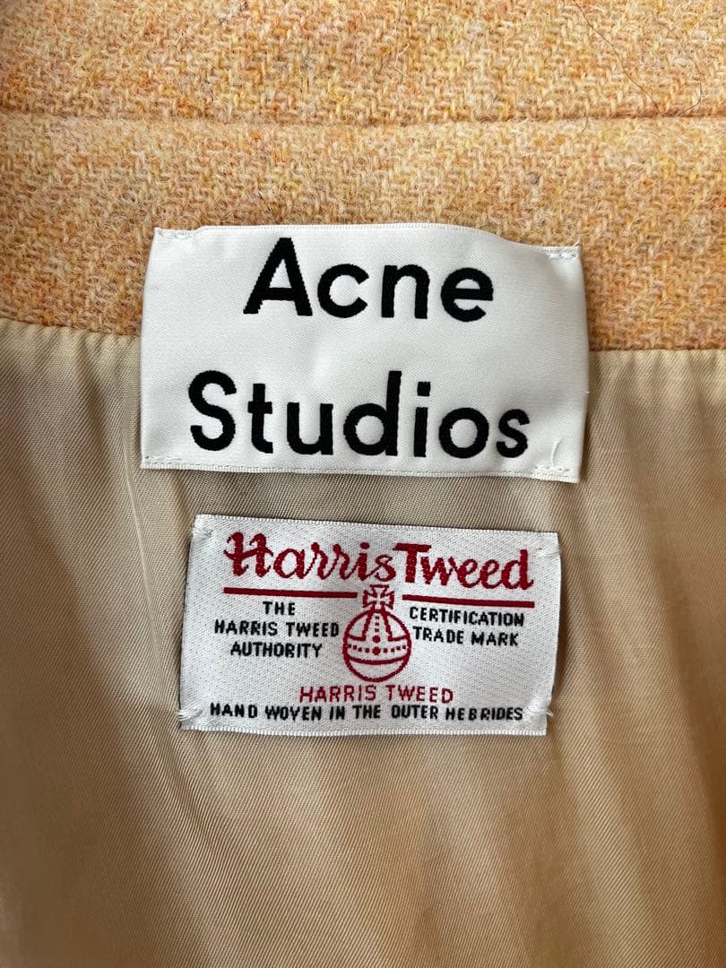 AcneStudios×HarrisTweedアクネ ハリスツイードコラボコート