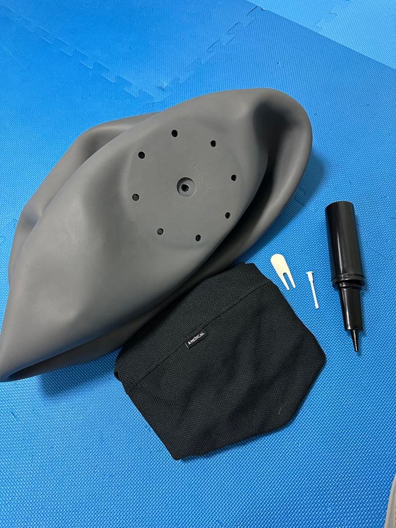 &MEDICAL バランスボール MALLOW Knit ブラック