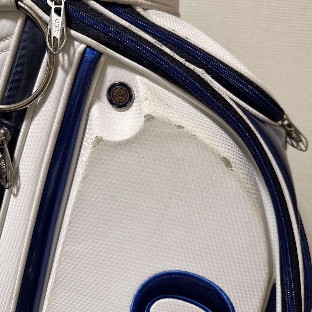 XXIO ゼクシオ キャディバッグ ホワイト 9.5型 ゴルフバッグ