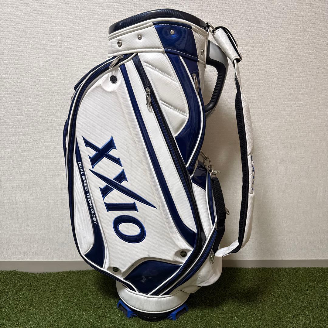 XXIO ゼクシオ キャディバッグ ホワイト 9.5型 ゴルフバッグ