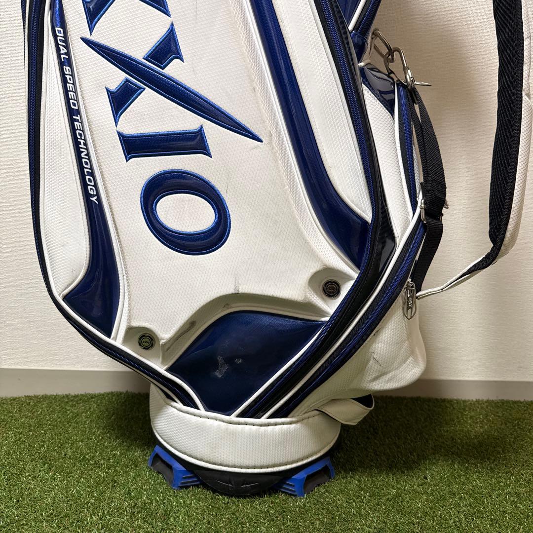 XXIO ゼクシオ キャディバッグ ホワイト 9.5型 ゴルフバッグ