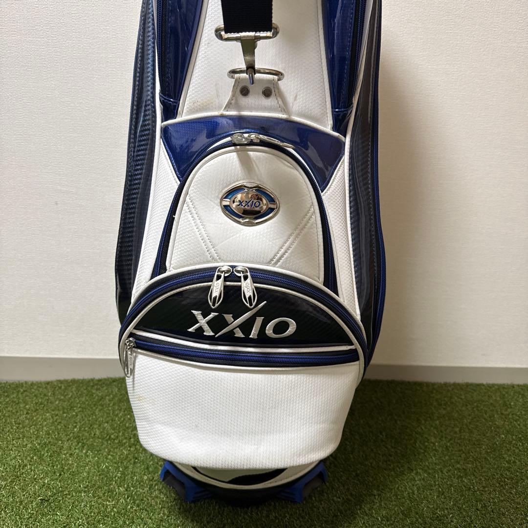 XXIO ゼクシオ キャディバッグ ホワイト 9.5型 ゴルフバッグ