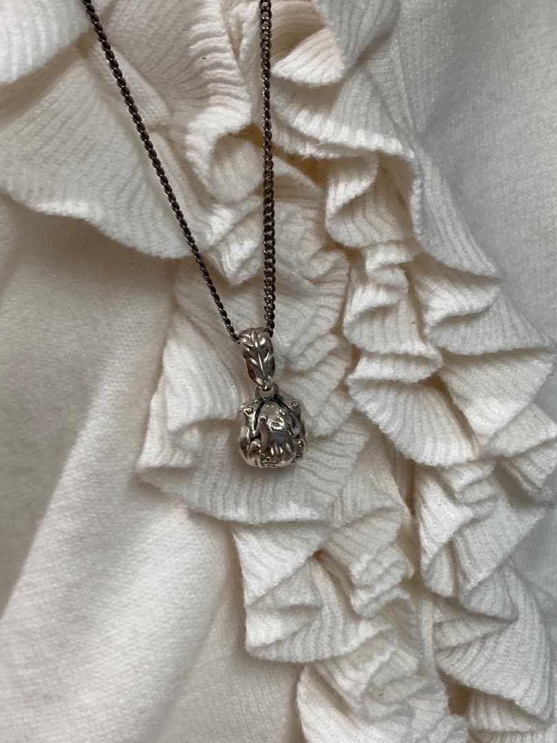 刻印 かすう工房 蛙玉 蛙 おたまじゃくし ペンダント トップ チャーム