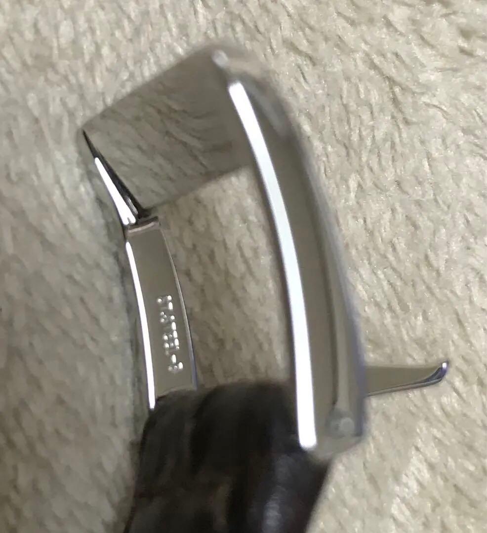 【美品】グランドセイコー 純正ベルト 純正尾錠 茶 クロコダイル