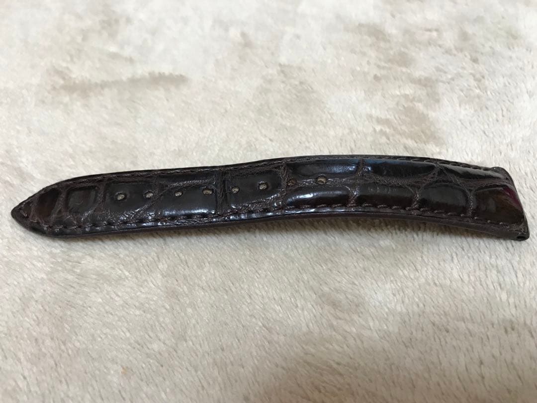 【美品】グランドセイコー 純正ベルト 純正尾錠 茶 クロコダイル