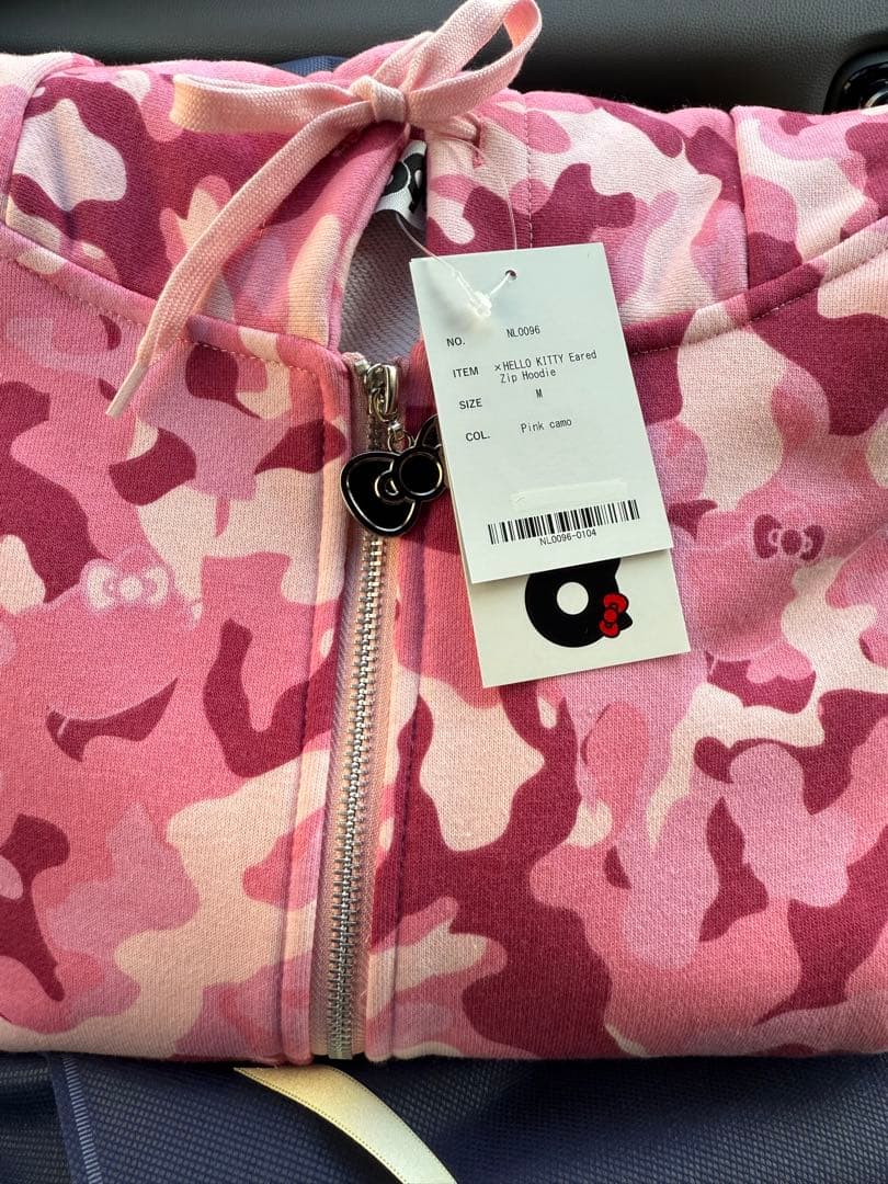 トップス 9090girl HELLO KITTY Zip Hoodie pink M