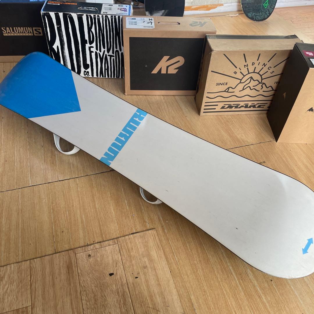 BURTON×RIDE　バイン付きスノーボードセット　テリエモデル　バートン