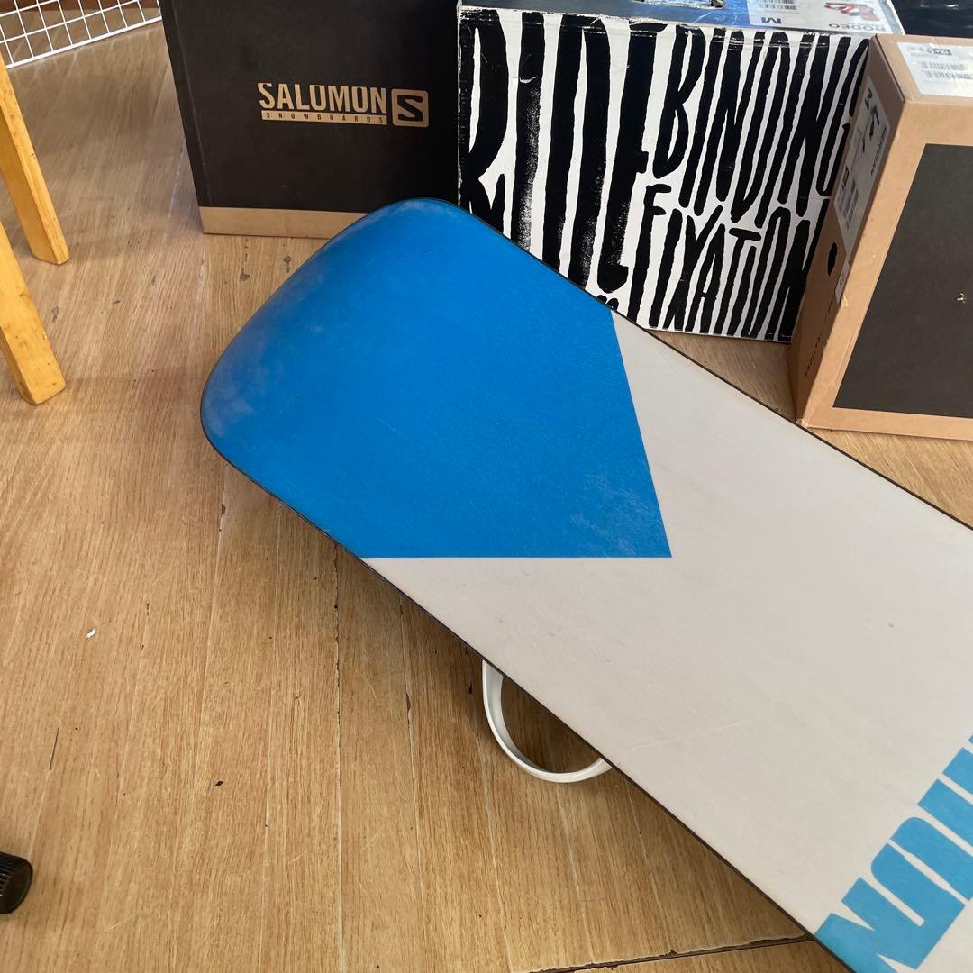 BURTON×RIDE　バイン付きスノーボードセット　テリエモデル　バートン