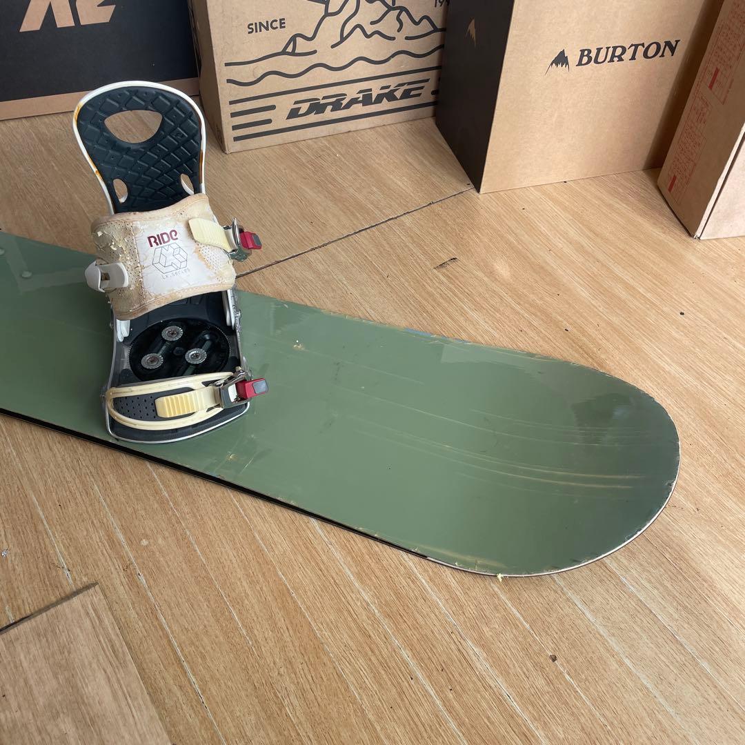 BURTON×RIDE　バイン付きスノーボードセット　テリエモデル　バートン