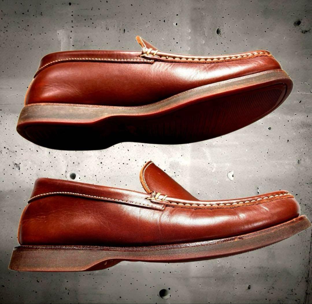 美品 パラブーツ Veritable Mocassin レザー モカシン27cm