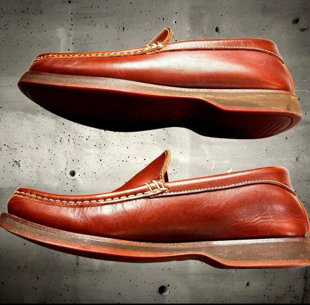 美品 パラブーツ Veritable Mocassin レザー モカシン27cm