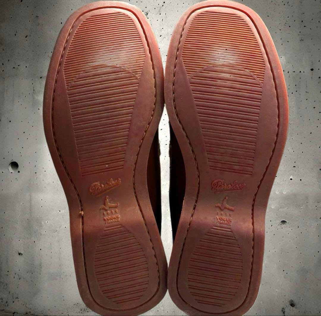 美品 パラブーツ Veritable Mocassin レザー モカシン27cm