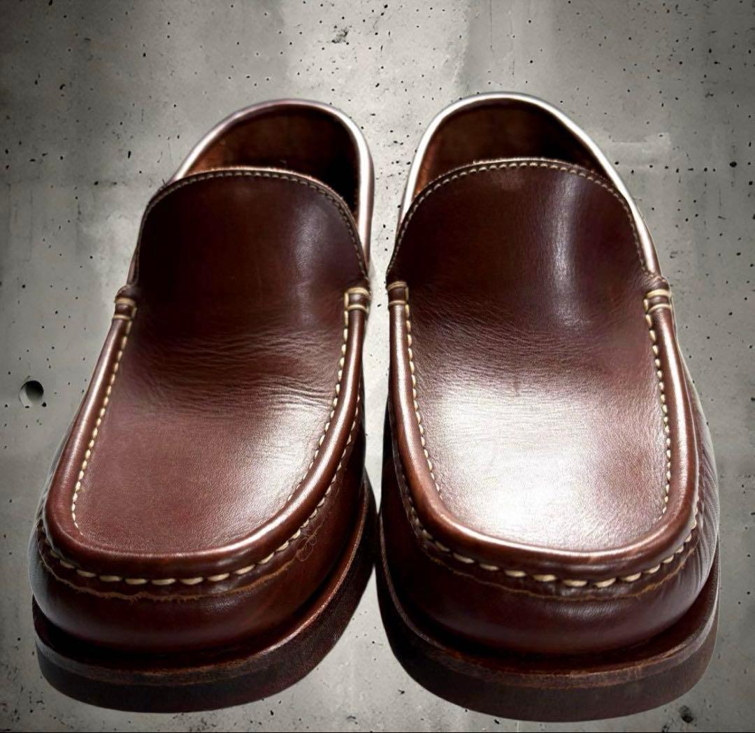 美品 パラブーツ Veritable Mocassin レザー モカシン27cm