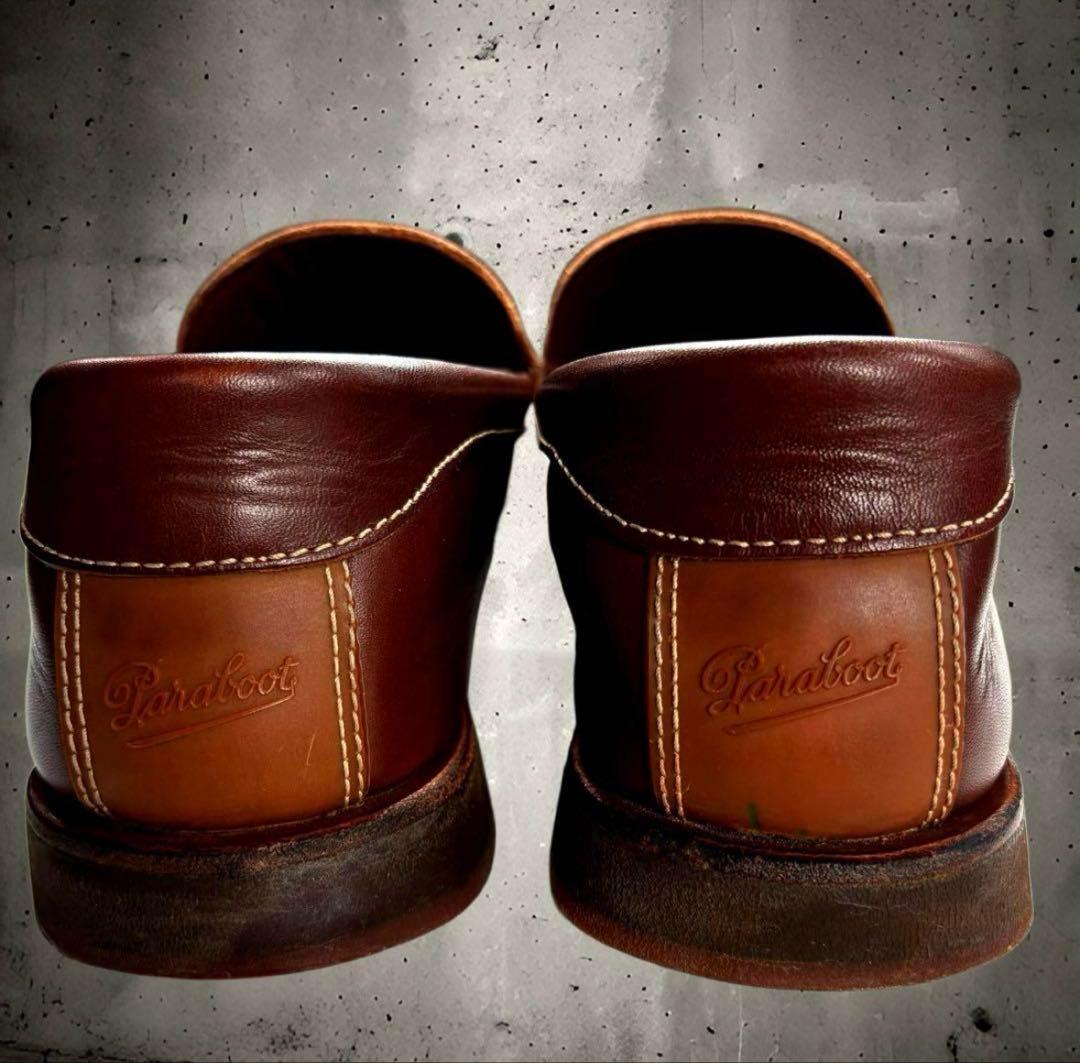 美品 パラブーツ Veritable Mocassin レザー モカシン27cm
