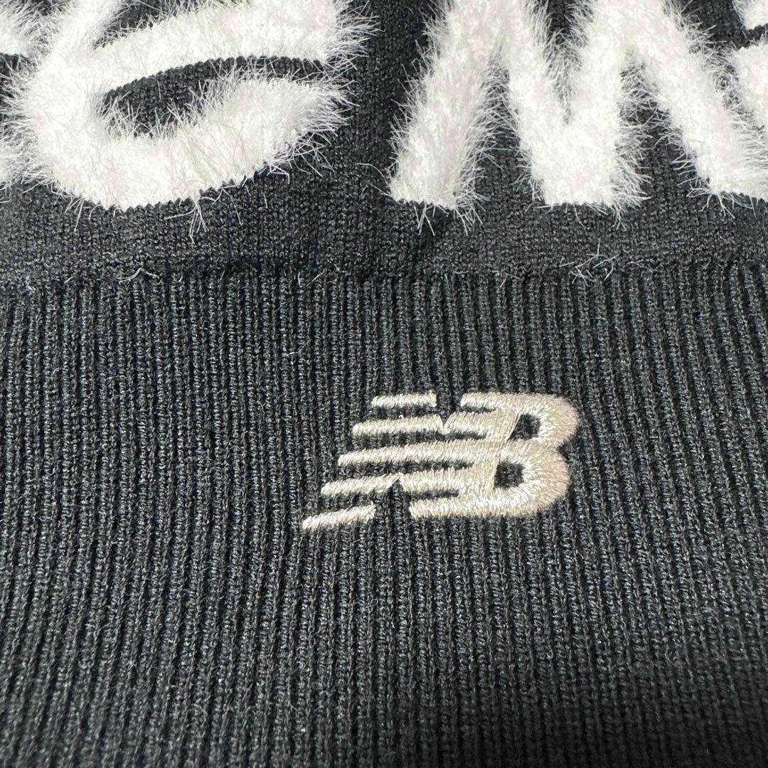 【New Balance】 ロゴジャガード クルーネックニット 新品未使用 L