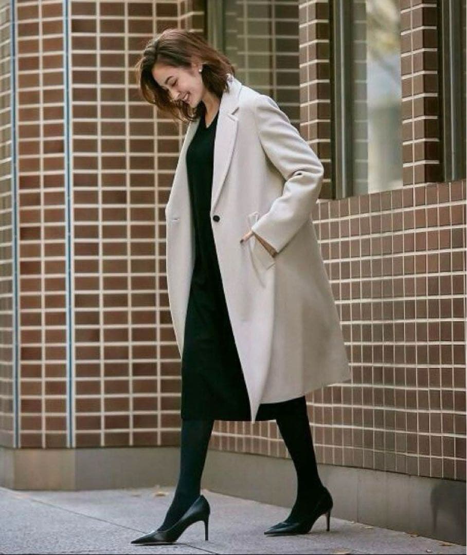 【美品】iCB アイシービー ウールビーバー チェスターコート