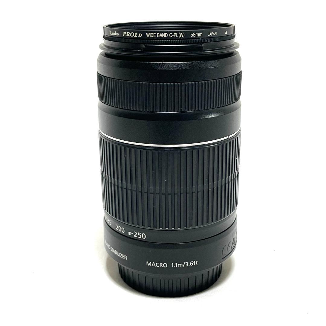 大人気望遠ズーム❣️Canon EF-S 55-250mm IS II 手振補正