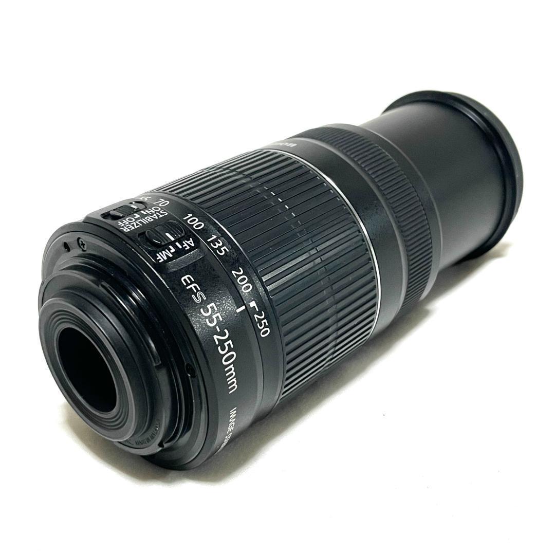 大人気望遠ズーム❣️Canon EF-S 55-250mm IS II 手振補正