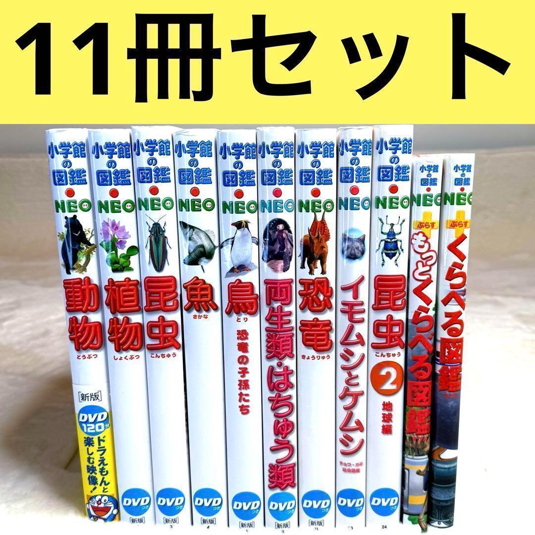 小学館の図鑑NEO 11冊セット 新版 DVD付属あり