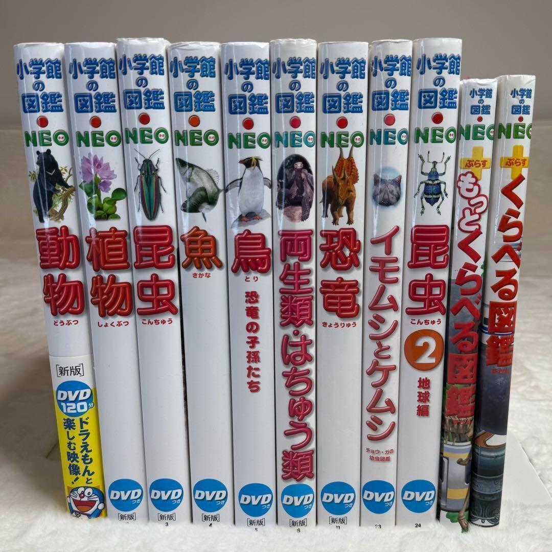 小学館の図鑑NEO 11冊セット 新版 DVD付属あり