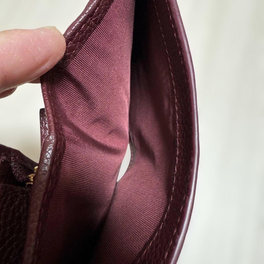 GUCCI ダブルGバイカラースモールウォレット ブラック