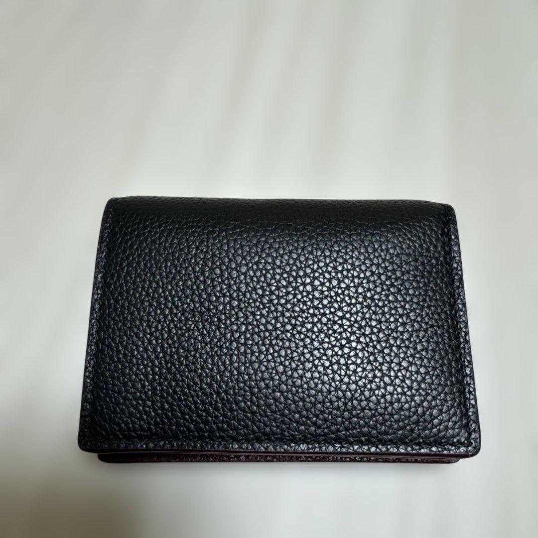 GUCCI ダブルGバイカラースモールウォレット ブラック