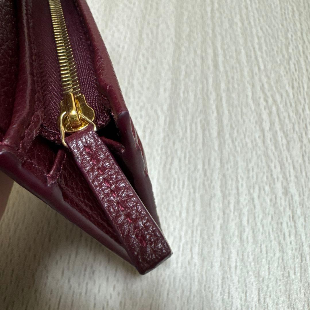 GUCCI ダブルGバイカラースモールウォレット ブラック