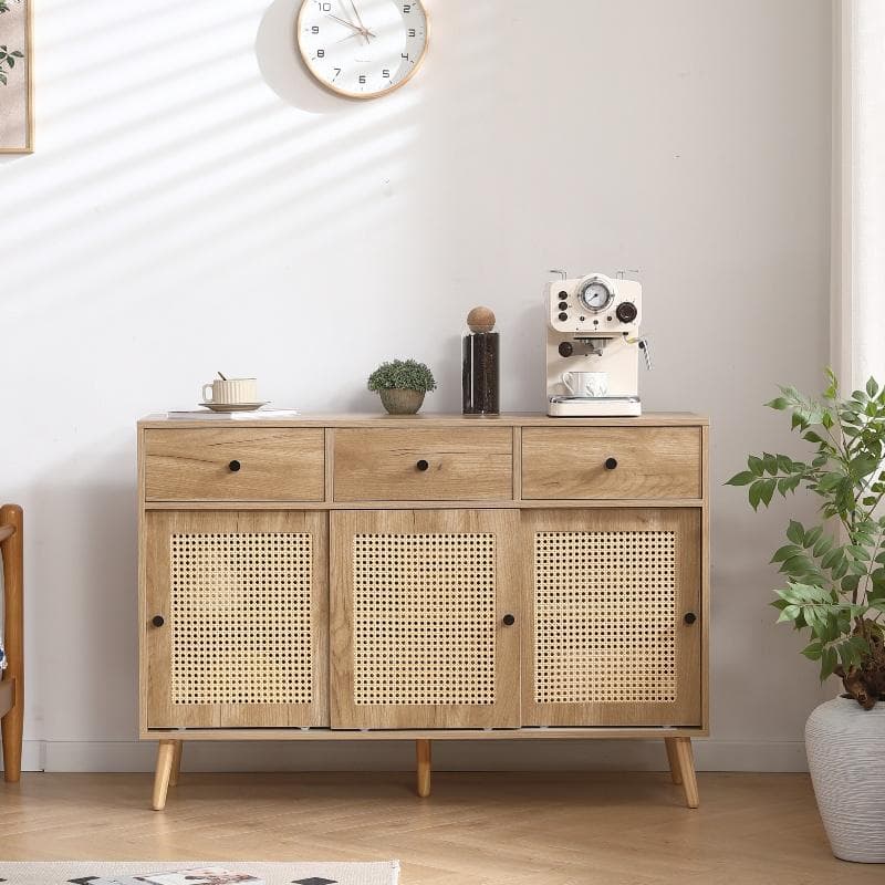 【お得SALE】北欧 木目調キャビネット サイドボード　リビング　NATURAL