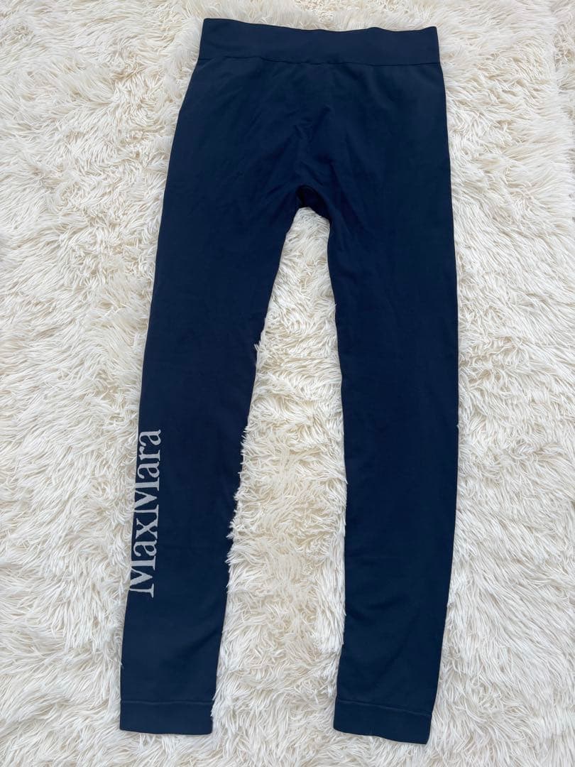 【S MAX MARA】 BASILEA バシレア レギンス　ダークブルー