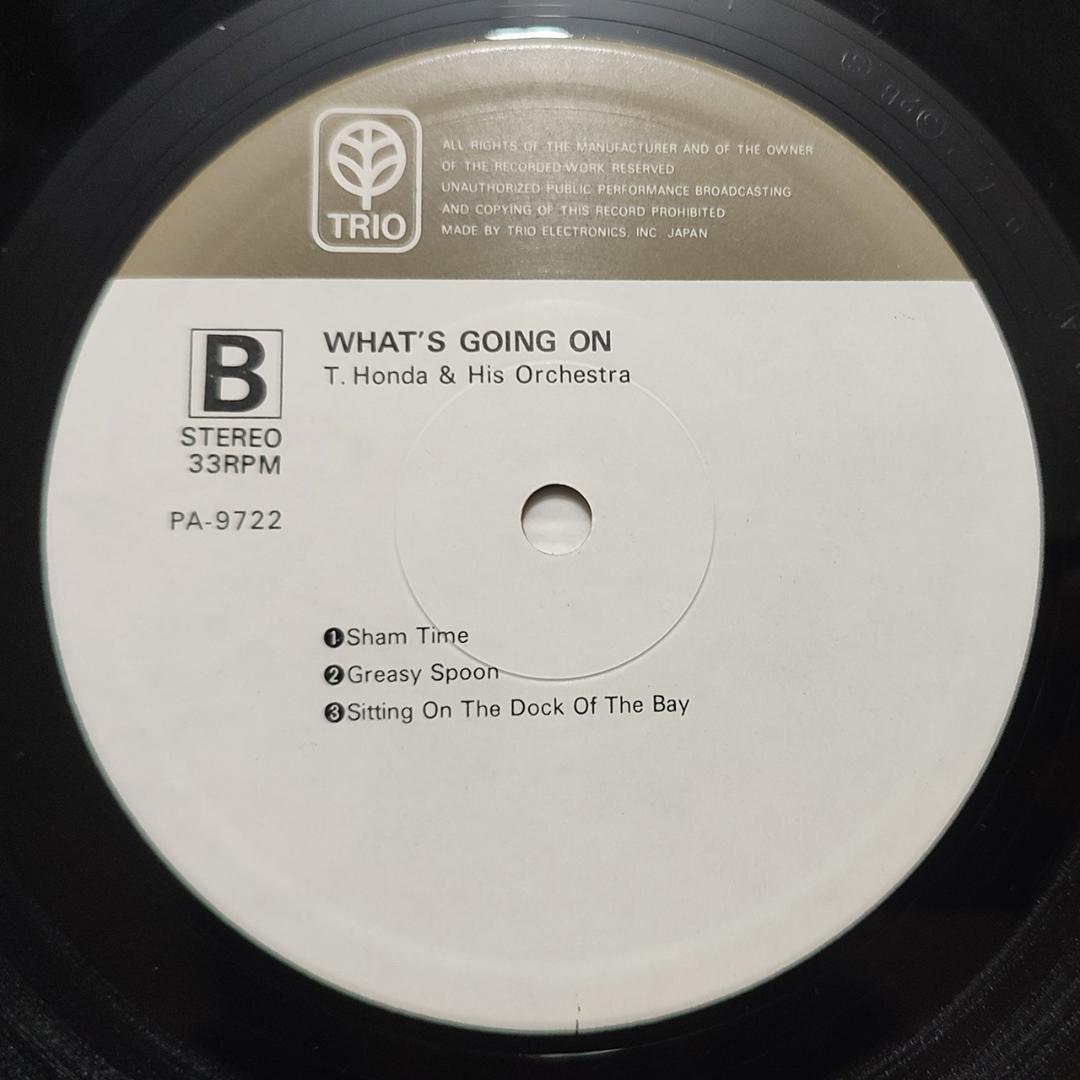【希少 美品】本田竹曠 / ホワッツ・ゴーイング・オン LP 1976