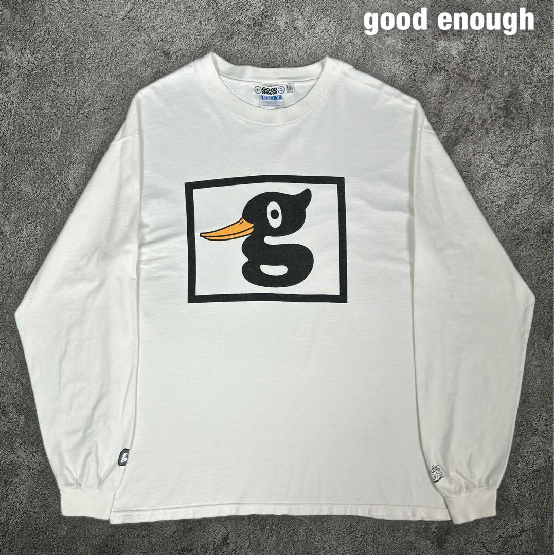 good enough 90s 初期 アヒル ロンT グッドイナフ 藤原ヒロシ