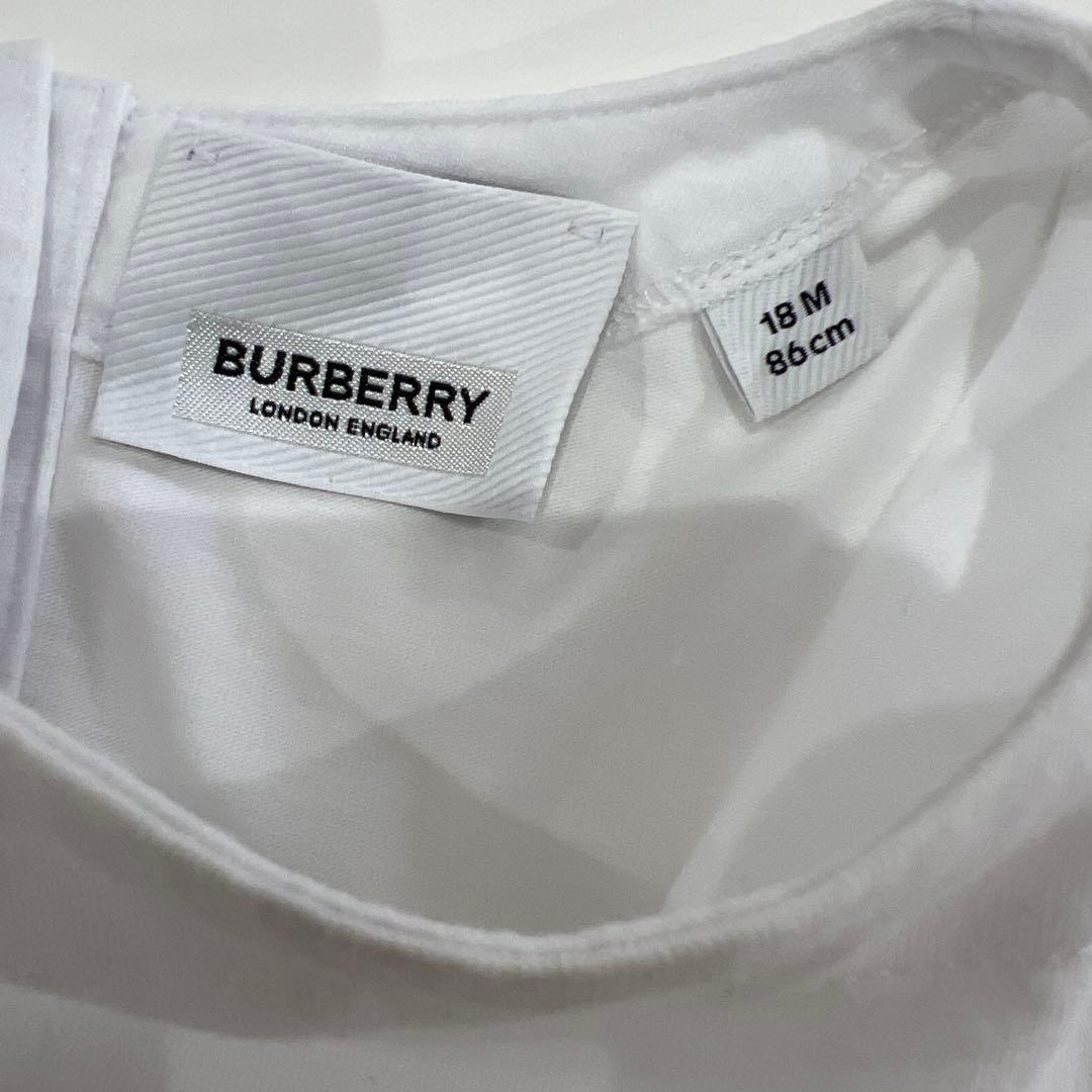 Burberry ストライプワンピース18M（86cm）