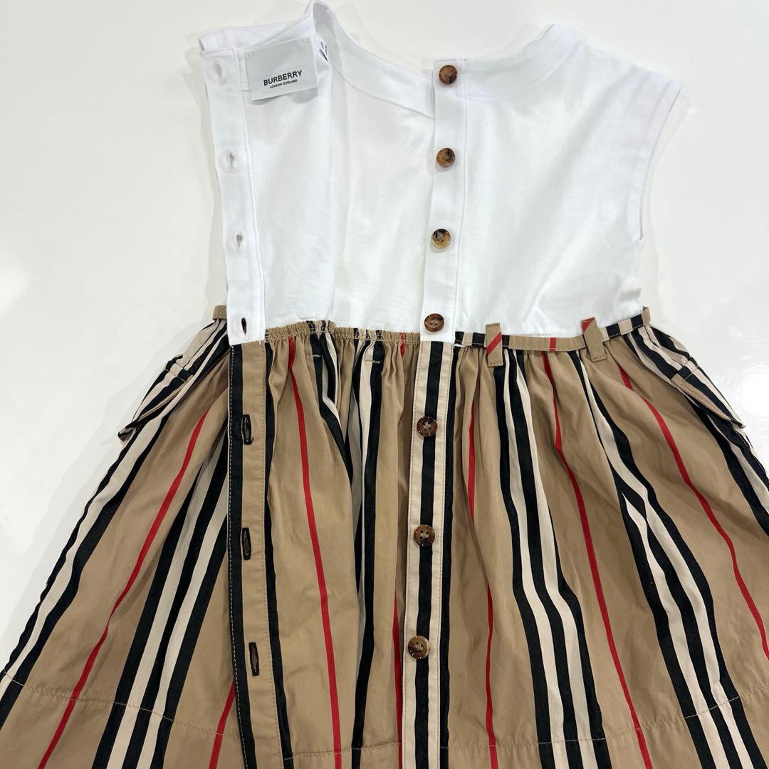 Burberry ストライプワンピース18M（86cm）