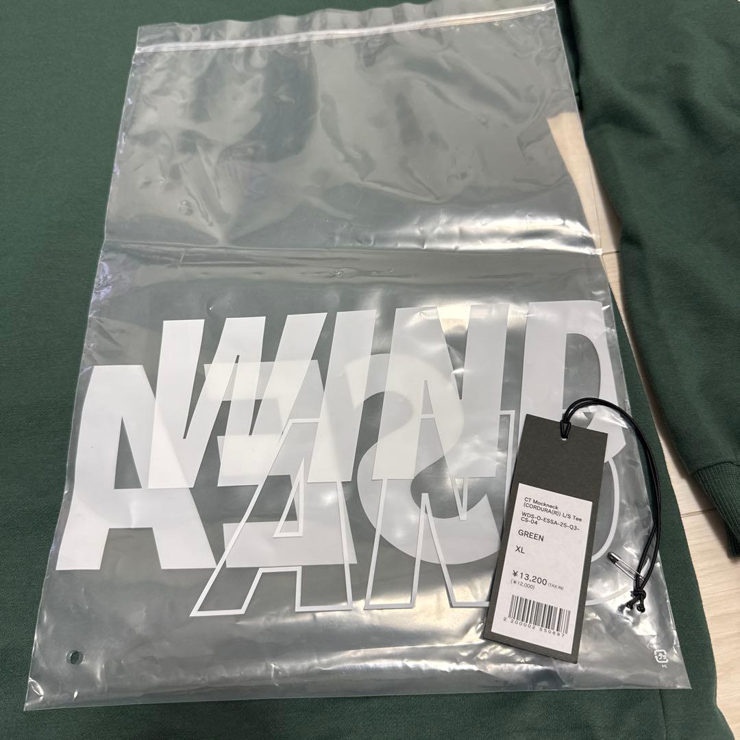 WIND AND SEA CORDURA モックネックシャツ　XL