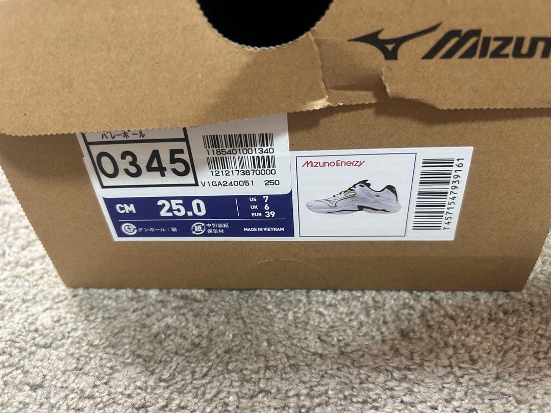 専用　ミズノバレーボールシューズ ウェーブライトニング Z8 25cm