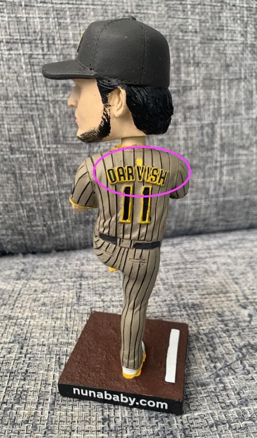 ダルビッシュ 3000奪三振 ボブルヘッド パドレス バブルヘッド 球場限定