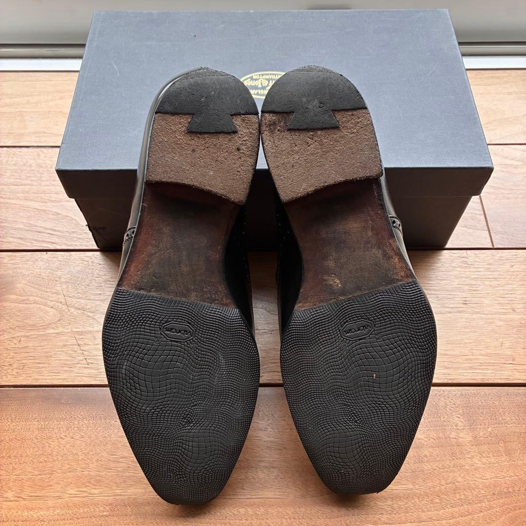 ポールスミス別注クロケット&ジョーンズ　7E 外羽　ブラック