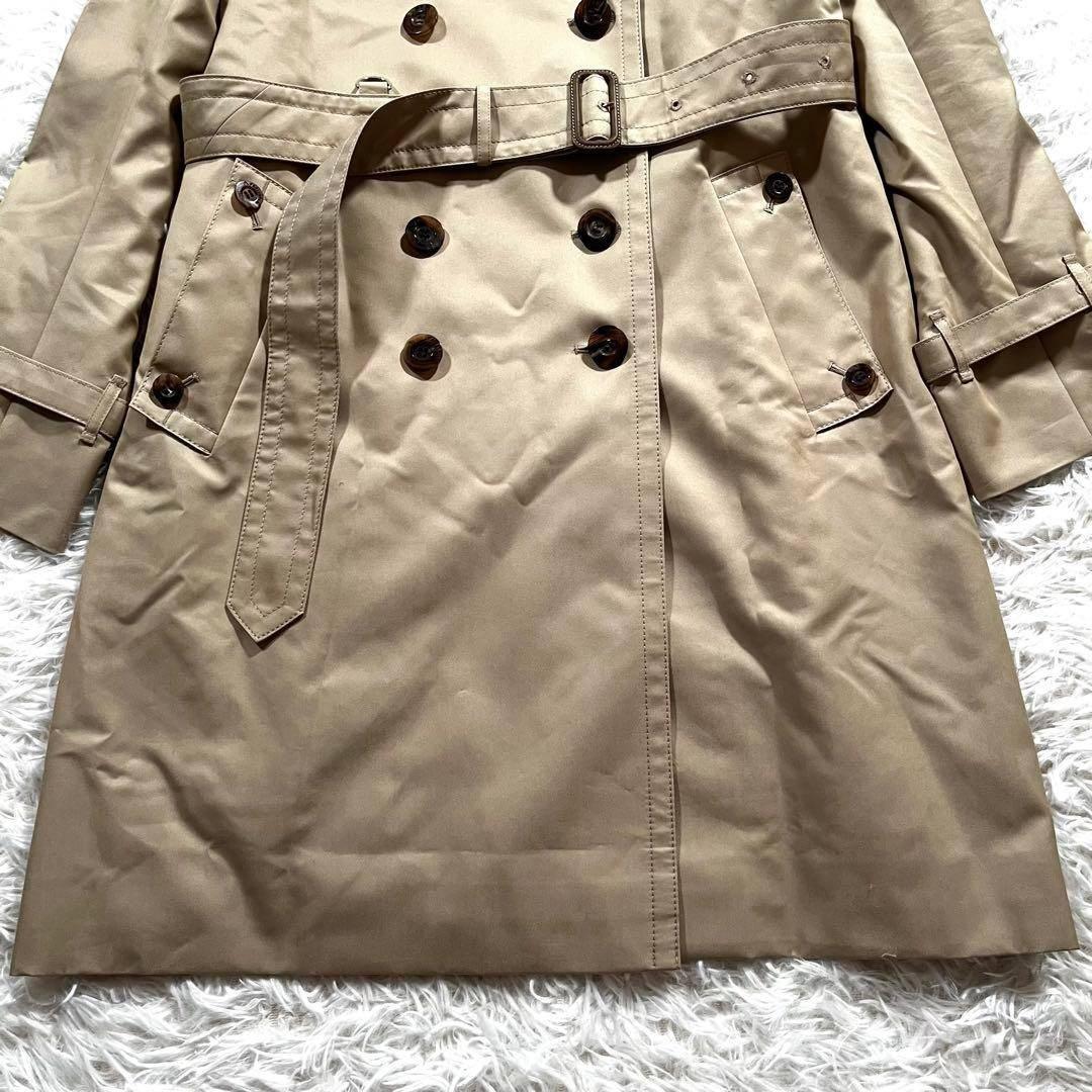 試着のみ✨アクアスキュータム　トレンチコート　ブルー　青　ライナー　ベルト