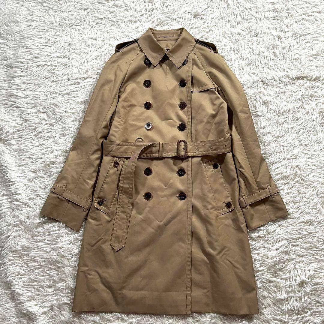 試着のみ✨アクアスキュータム　トレンチコート　ブルー　青　ライナー　ベルト