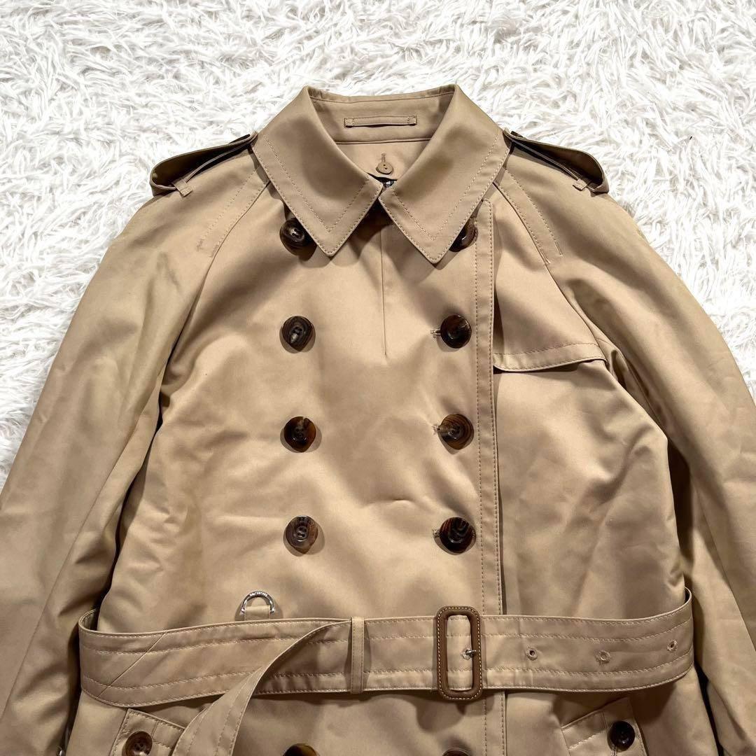 試着のみ✨アクアスキュータム　トレンチコート　ブルー　青　ライナー　ベルト