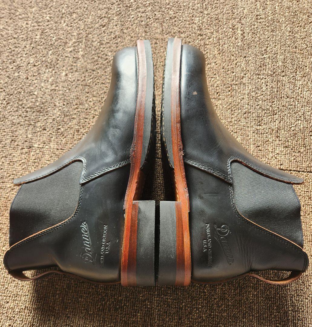 Danner ダナー レザー サイドゴアブーツ Vibramソール USA製　黒