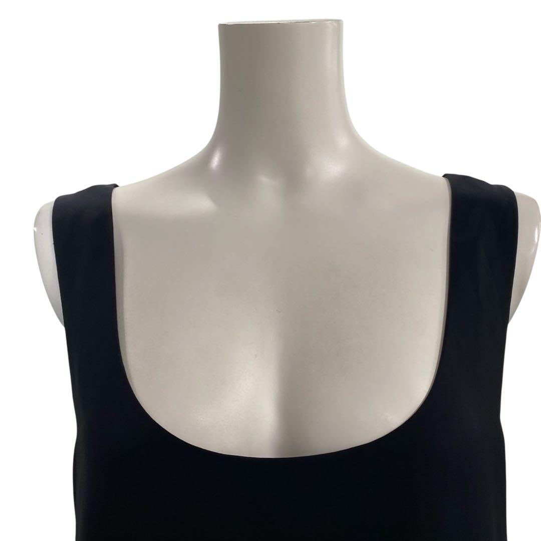 美品 デイジーリン 42、L、11号 レディース チュニック 袖なし 膝丈 黒