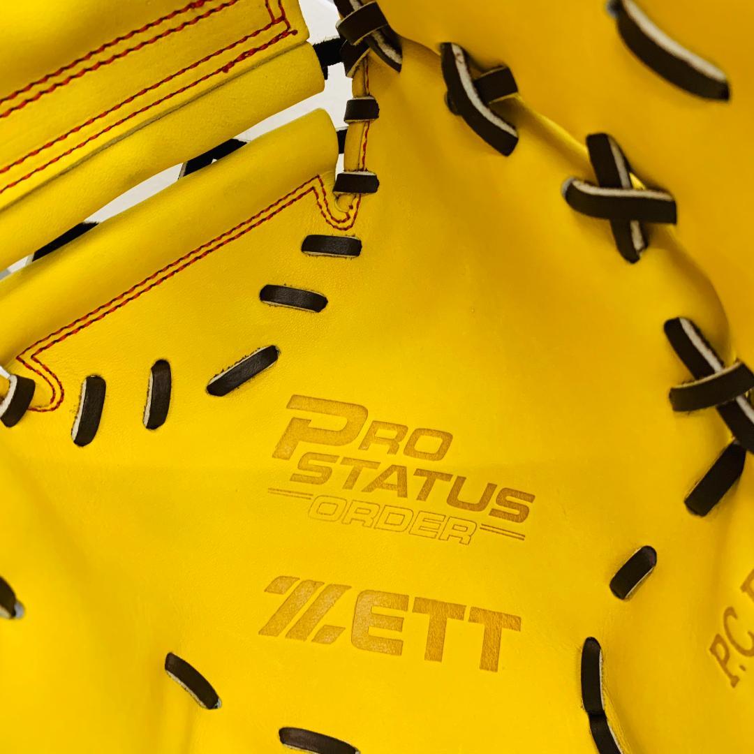 ゼット　プロステイタス　オリジナルオーダーミット　硬式用　一塁手用　頓宮モデル