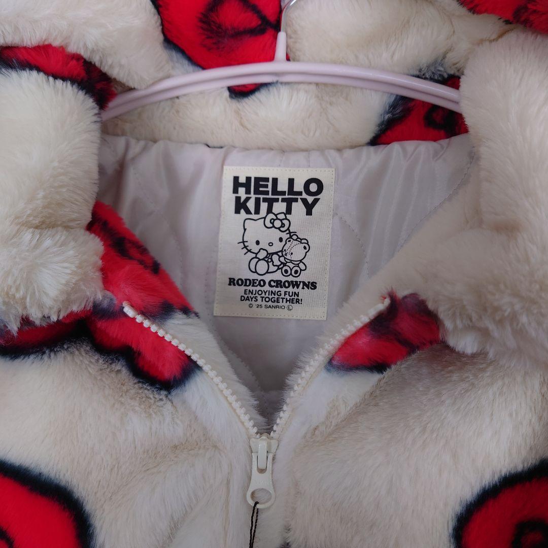 RODEO CROWNS (サンリオ)KITTY フェイクファーコート